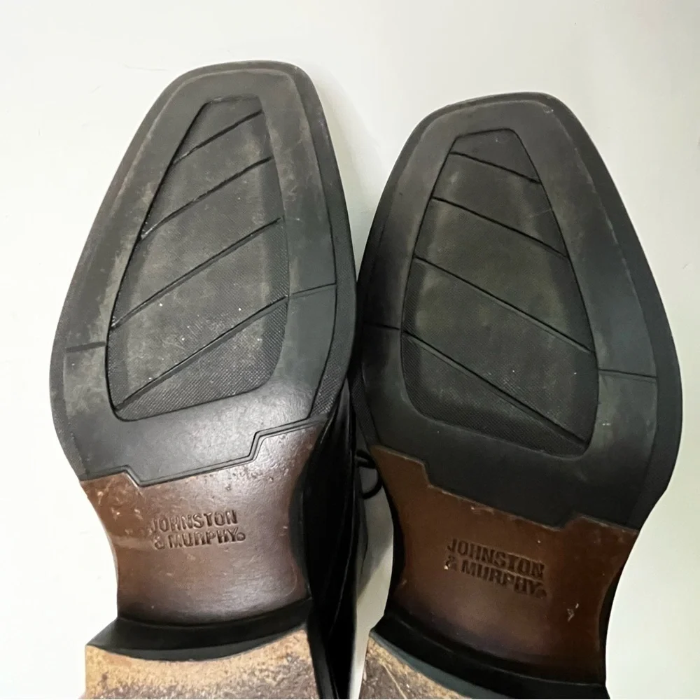 Johnston & Murphy Harding Panel Men's Oxford Dress Shoes Size 12 20-6461
